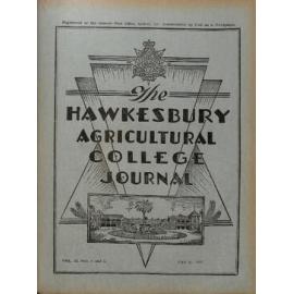 Hawkesbury Agricultural College Journal (Vol.52, No.4 & No.5) May 1955