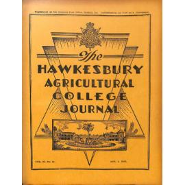 Hawkesbury Agricultural College Journal (Vol.52, No.11) November 1955