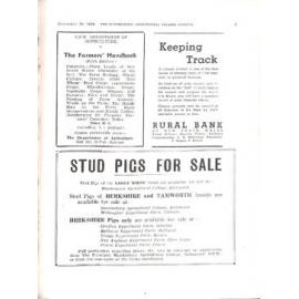 Hawkesbury Agricultural College Journal (Vol.36, No.11) November 1939