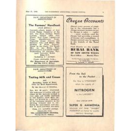 Hawkesbury Agricultural College Journal (Vol.37, No.5) May 1940