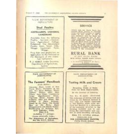 Hawkesbury Agricultural College Journal (Vol.37, No.8) August 1940