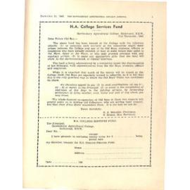 Hawkesbury Agricultural College Journal (Vol.37, No.12) December 1940