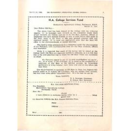 Hawkesbury Agricultural College Journal (Vol.38, No.3) March 1941