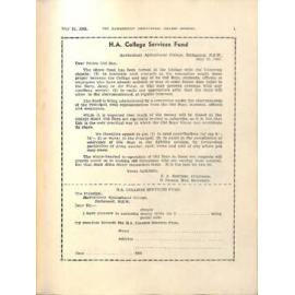 Hawkesbury Agricultural College Journal (Vol.38, No.5) May 1941