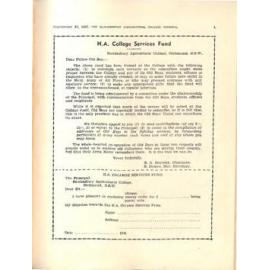 Hawkesbury Agricultural College Journal (Vol.38, No.9) September 1941