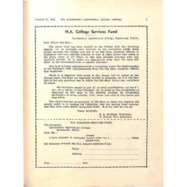 Hawkesbury Agricultural College Journal (Vol.38, No.10) October 1941