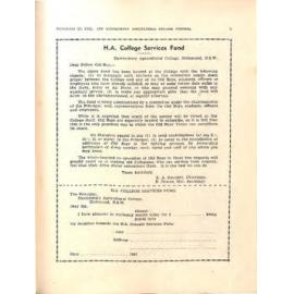 Hawkesbury Agricultural College Journal (Vol.38, No.11) November 1941