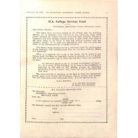 Hawkesbury Agricultural College Journal (Vol.39, No.2) February 1942