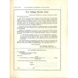 Hawkesbury Agricultural College Journal (Vol.39, No.6) June 1942