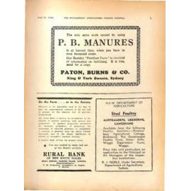 Hawkesbury Agricultural College Journal (Vol.39, No.7) July 1942