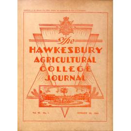 Hawkesbury Agricultural College Journal (Vol.40, No.1) January 1943