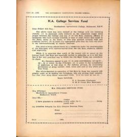 Hawkesbury Agricultural College Journal (Vol.40, No.4) April 1943