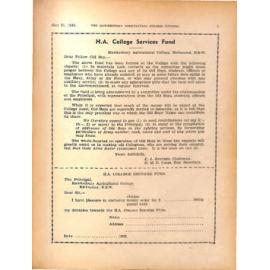 Hawkesbury Agricultural College Journal (Vol.40, No.5) May 1943