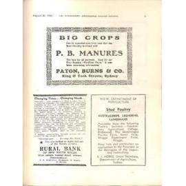 Hawkesbury Agricultural College Journal (Vol.40, No.8) August 1943