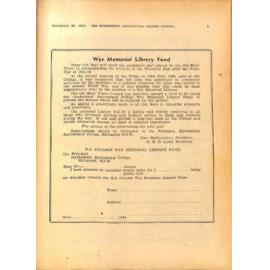 Hawkesbury Agricultural College Journal (Vol.41, No.12) December 1944