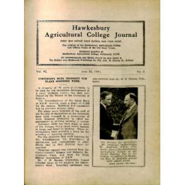 Hawkesbury Agricultural College Journal (Vol.42, No.6) June 1945