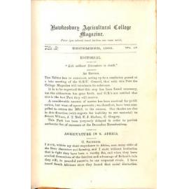 Hawkesbury Agricultural College Magazine (Vol.2, Part 12, No.17) December 1902