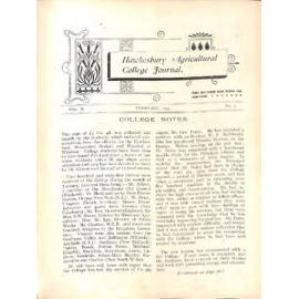 Hawkesbury Agricultural College Journal (Vol.II, No.3) February 1905