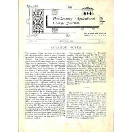 Hawkesbury Agricultural College Journal (Vol.III, No.2) January 1906