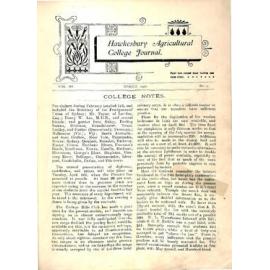 Hawkesbury Agricultural College Journal (Vol.III, No.4) March 1906