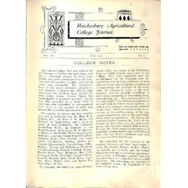 Hawkesbury Agricultural College Journal (Vol.III, No.7) June 1906