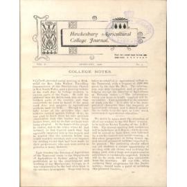 Hawkesbury Agricultural College Journal (Vol.V, No.3) February 1908