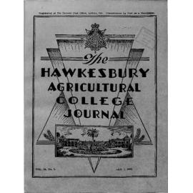 Hawkesbury Agricultural College Journal (Vol.53, No.1) January 1956