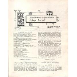 Hawkesbury Agricultural College Journal (Vol.VII, No.5) April 1910