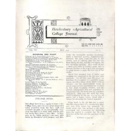 Hawkesbury Agricultural College Journal (Vol.VII, No.6) May 1910