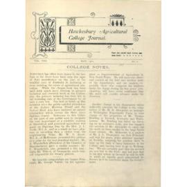 Hawkesbury Agricultural College Journal (Vol.VIII, No.6) May 1911