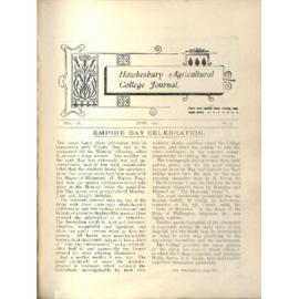 Hawkesbury Agricultural College Journal (Vol.IX, No.7) June 1912