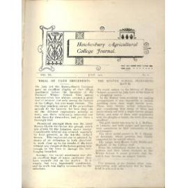 Hawkesbury Agricultural College Journal (Vol.IX, No.8) July 1912