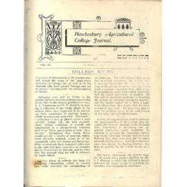 Hawkesbury Agricultural College Journal (Vol.IX, No.11) October 1912