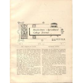 Hawkesbury Agricultural College Journal (Vol.X, No.7) June 1913
