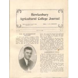 Hawkesbury Agricultural College Journal (Vol.22, No.4) May 1925