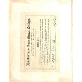 Hawkesbury Agricultural College Journal (Vol.24, No.1) February 1927