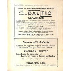 Hawkesbury Agricultural College Journal (Vol.25, No.6) September 1928