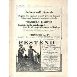 Hawkesbury Agricultural College Journal (Vol.26, No.8) August 1929