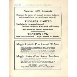 Hawkesbury Agricultural College Journal (Vol.27, No 7) July 1930
