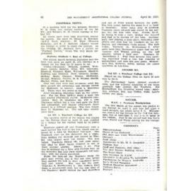 Hawkesbury Agricultural College Journal (Vol.29, No.5) May 1932