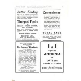 Hawkesbury Agricultural College Journal (Vol.35, No.1) January 1938