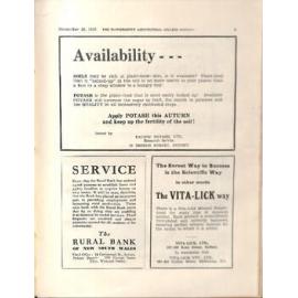 Hawkesbury Agricultural College Journal (Vol.32, No.11) November 1935
