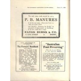 Hawkesbury Agricultural College Journal (Vol.33, No.3) March 1936