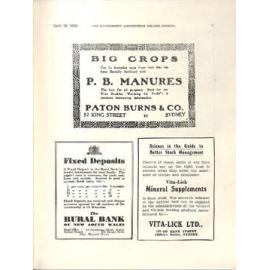 Hawkesbury Agricultural College Journal (Vol.33, No.4) April 1936