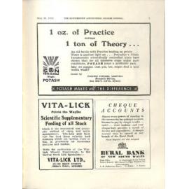 Hawkesbury Agricultural College Journal (Vol.33, No.5) May 1936