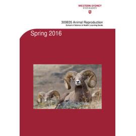Learning Guide - Animal Reproduction (300835) - Spring 2016