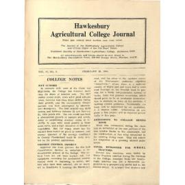 Hawkesbury Agricultural College Journal (Vol.45, No.2) February 1948