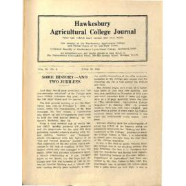 Hawkesbury Agricultural College Journal (Vol.45, No.7) July 1948