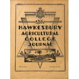 Hawkesbury Agricultural College Journal (Vol.45, No.1) January 1948
